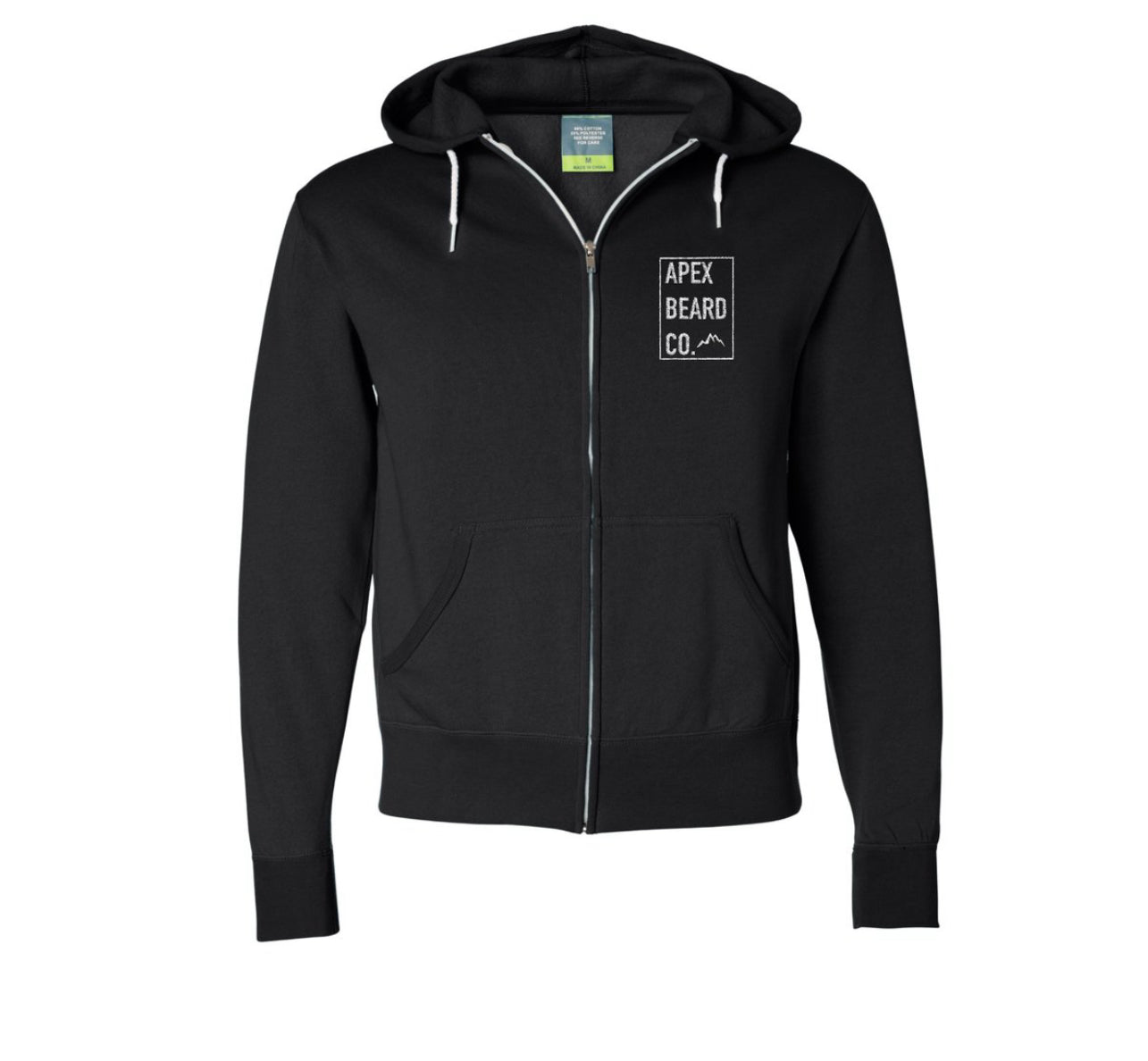 Apex Beard Co. Fleece Hooded Full-Zip Jacket